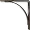 Ekena Millwork Morris Steel Bracket, Antiqued Pale Gold 3"W x 10"D x 10"H BKTM03X10X10MOAPG - alternate 7